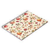 Carnet Fruits Pommes & Feuilles  (Côté gauche)