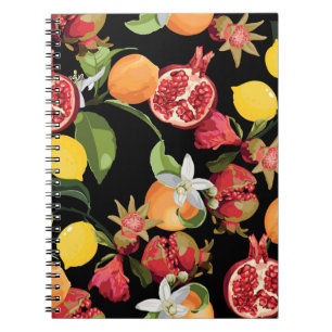 Carnet Fruits tropicaux : Exotique Arrière - plan sans jo