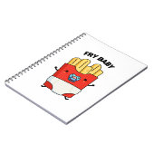 Carnet Fry Baby Drôle de blague sur les frites (Côté gauche)