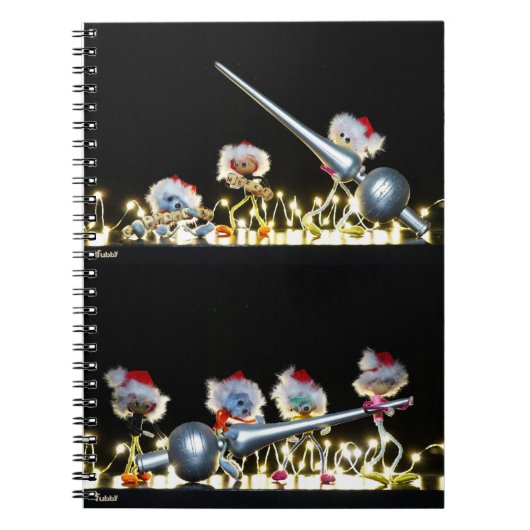 Carnet Fubby avec décoration de Noël dans l'ambiance de N (Devant)