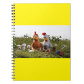 Carnet Fubby's peint les oeufs de poule de Pâques frais (Devant)