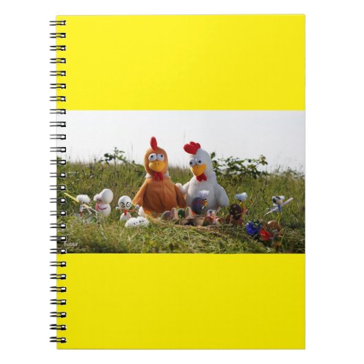 Carnet Fubby's peint les oeufs de poule de Pâques frais (Devant)