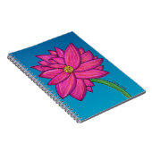 Carnet Fuchsia Pink Flower (Côté Droit)