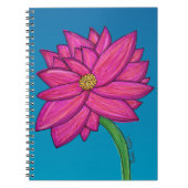 Carnet Fuchsia Pink Flower (Devant)