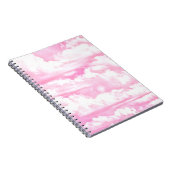 Carnet Fuchsia Pink Happy Clouds Decor (Côté Droit)