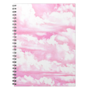Carnet Fuchsia Pink Happy Clouds Decor