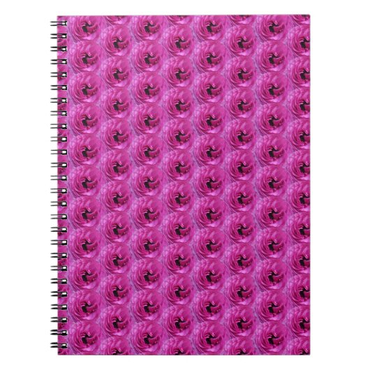 Carnet Fuchsia Ranunculus - Design Floral moderne (Devant)
