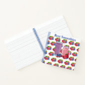 Carnet Fumée de bleuet et fraise sur mesure (Intérieur)