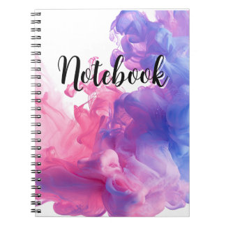 Carnet Fumée diffuse rose et violette