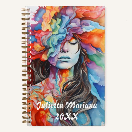 Carnet Fumée Nom personnalisé (Recto)