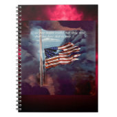 Carnet Fumée tombée mais pas oubliée et drapeau déchiré (Devant)