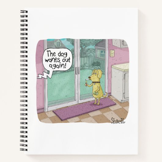 Carnet Fumer Chien drôle de carte d'anniversaire (Devant)