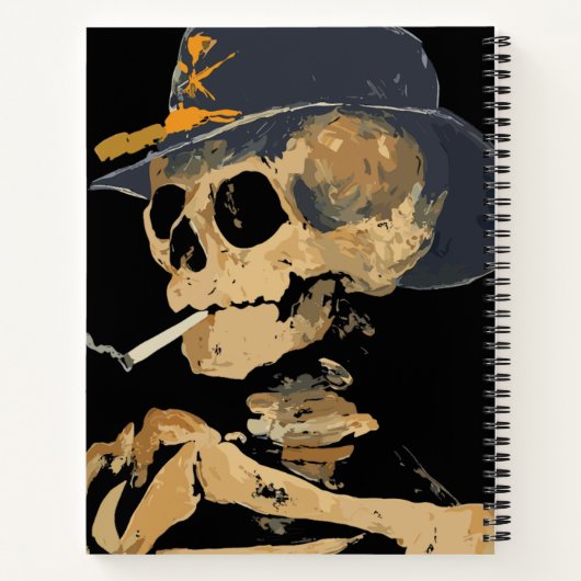 Carnet Fumer Cowboy Skeleton (Dos)