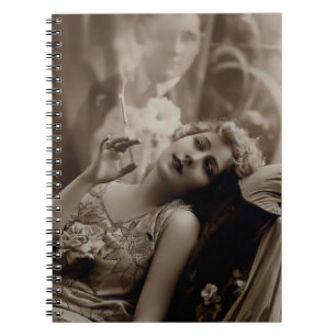 Carnet Fumer vintage Fumer Années folles