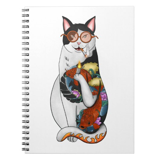 Carnet fumeur de chat (Devant)