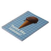 Carnet Fun Blue Spiral School Notebook (Côté gauche)