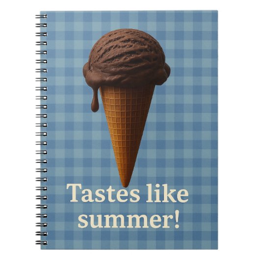 Carnet Fun Blue Spiral School Notebook (Devant)