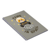 Carnet Fun Cat in space Cat Astronaut Cosmic animal Moon (Côté Droit)