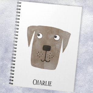 Carnet Fun Chocolat Labrador Retriever Chien Personnalise