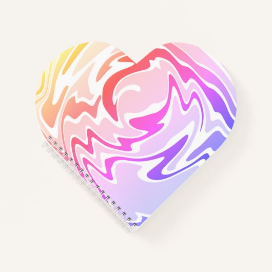 Carnet Fun Coloré Liquid Swirl (Devant)