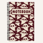 Carnet Fun éffrayant et Fantômes mignons pour Halloween (Recto)