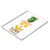 Carnet Fun Love Fruit (Côté gauche)