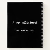 Carnet Fun & Modern Simple Graduation Party Invité (Dos)