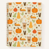 Carnet Fun Orange Fall Motif (Devant)