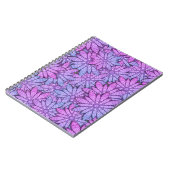 Carnet Fun Purple Flowers (Côté gauche)