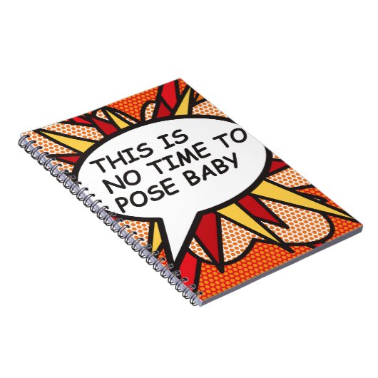 Carnet Fun Retro Comic Book Pop Art (Côté Droit)