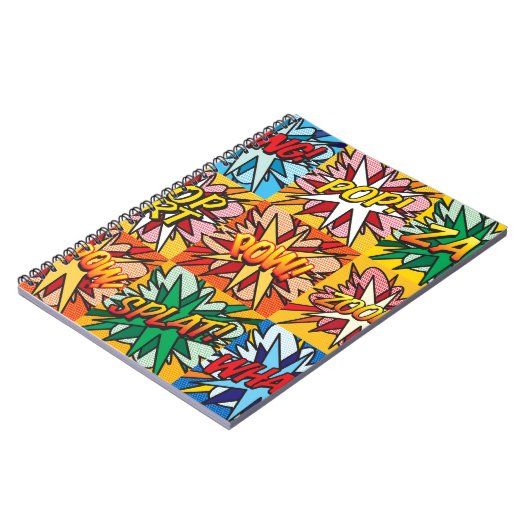 Carnet Fun Retro Comic Book Pop Art (Côté gauche)