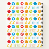 Carnet Fun Robot coloré Boop Boop Motif Kid (Dos)