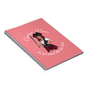 Carnet Fun Rose Girl Pirate (Côté Droit)