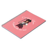 Carnet Fun Rose Girl Pirate (Côté gauche)