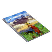 Carnet Fun Stormy Sky Parrot et Papillon (Côté Droit)