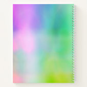 Carnet Fun Suivez vos rêves Citation Monogramme sur Rainb (Dos)