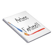 Carnet Fun Super mignon Artzee Fartzee Spirale (Côté Droit)