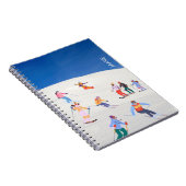 Carnet Fun tendance Noël Hiver Vacances Ski (Côté Droit)