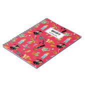 Carnet Fun Wizard of Oz on red children's design (Côté gauche)