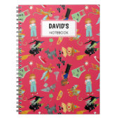 Carnet Fun Wizard of Oz on red children's design (Devant)