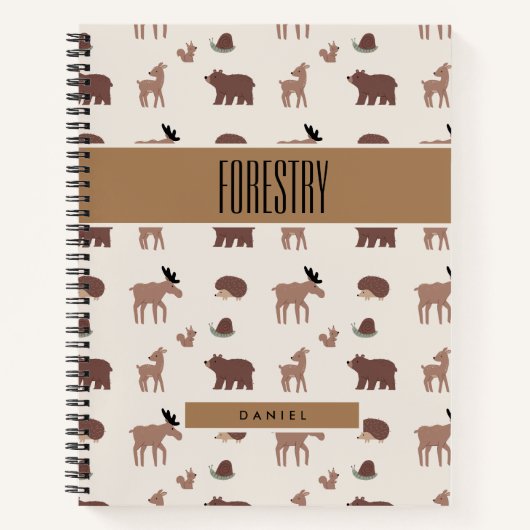 Carnet Fun Woodland BOHO Wildlife Objet (Devant)