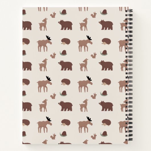Carnet Fun Woodland BOHO Wildlife Objet (Dos)