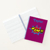 Carnet Fun Wow bande dessinée Script (Intérieur)