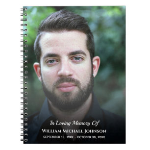Carnet Funeral Custom Photo Bereavement In Loving Memory