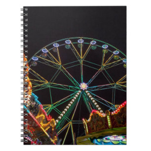Carnet Funfair Ferris Wheel at Night
