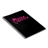 Carnet Funky Personnalisé Hot Rose Faux Parties scintilla (Côté Droit)