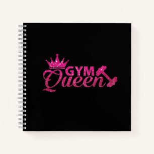 Carnet Funky Personnalisé Hot Rose Faux Parties scintilla