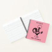 Carnet Funky Portugais Rooster Moderne Silhouette (Intérieur)