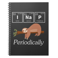 Funky Science Pun Chimie Sloth Nap Lover