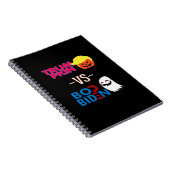 Carnet Funky Trumpkin Vs Boo Biden Classe Design Hallowee (Côté Droit)